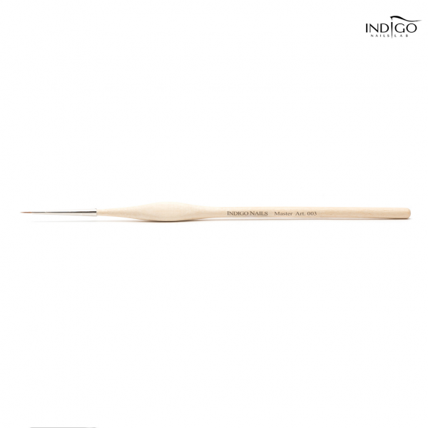 INDIGO MASTER NAIL ART BRUSH 003 (WOOD HANDLE)