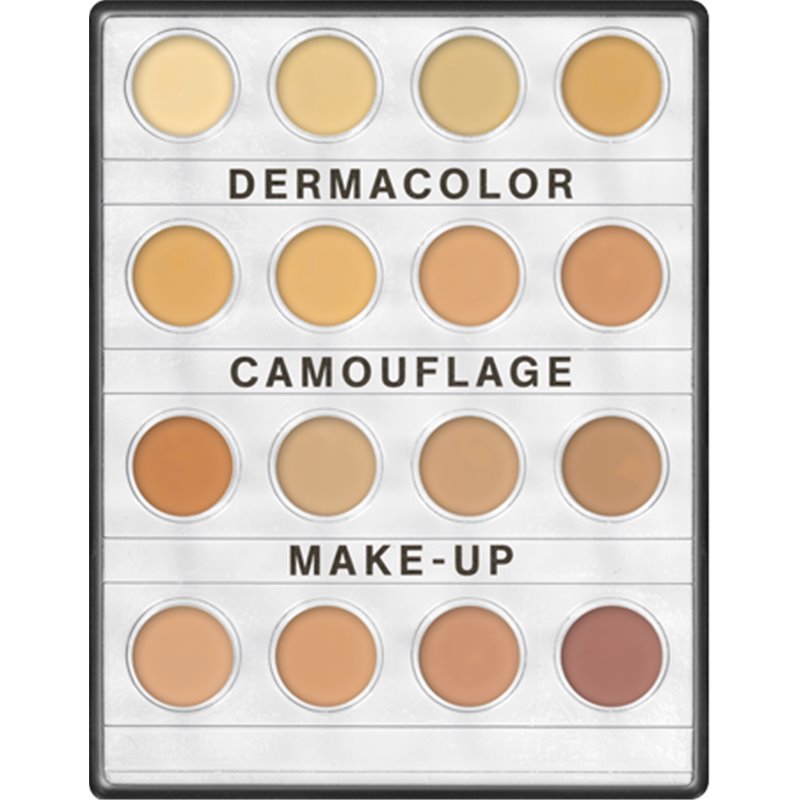 KRYOLAN DERMACOLOR CAMUFLAGE MINI-PALETTE WITCH 16 SHADES No.4