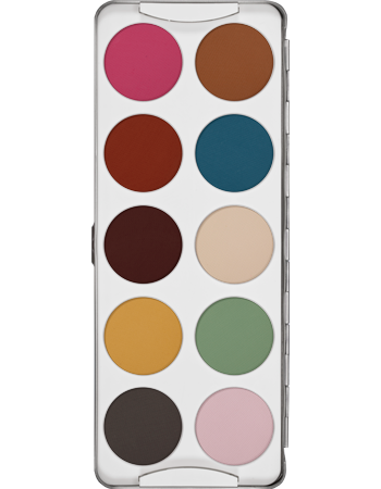 KRYOLAN EYE SHADOW PALETTE 10 COLORS CLASSIC 