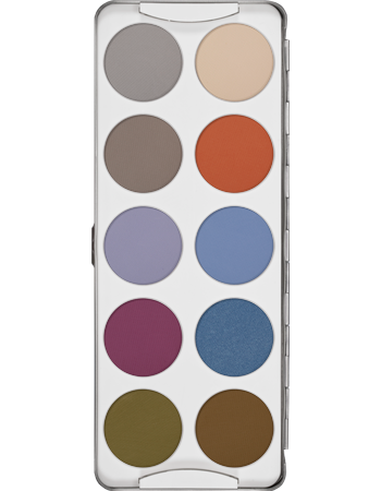 KRYOLAN EYE SHADOW PALETTE 10 COLORS FASHION