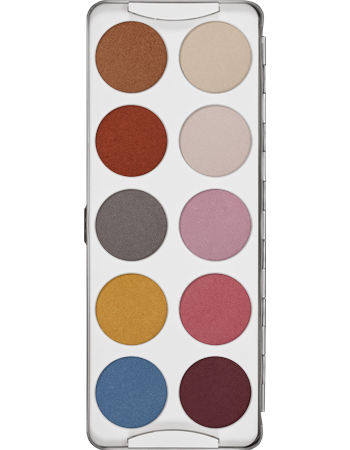 KRYOLAN EYE SHADOW PALETTE 10 COLORS IRIDISCENT