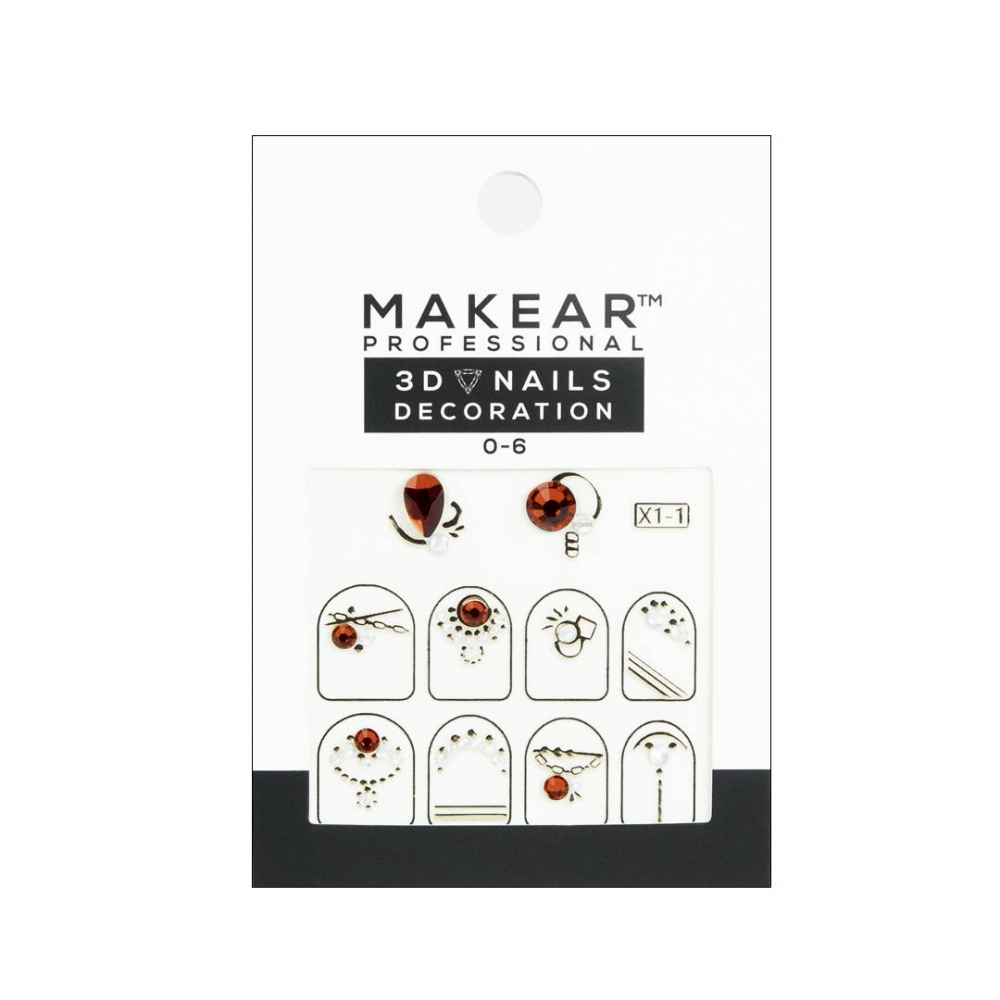 MAKEAR DECORATION 3D NAIL STICKERS