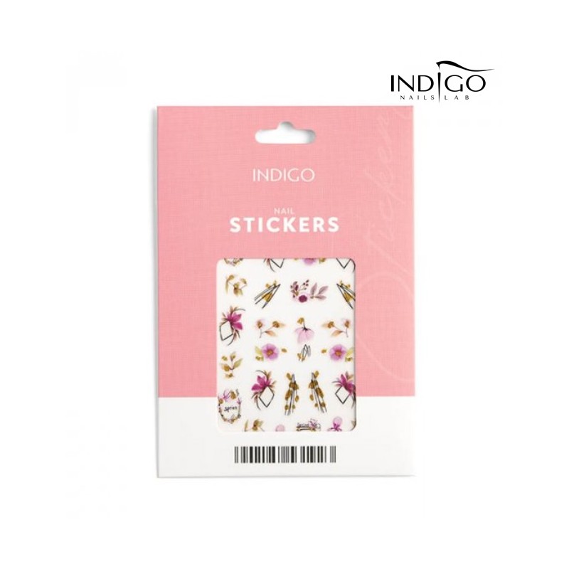 INDIGO NAIL ART STICKER FLOWERS 07