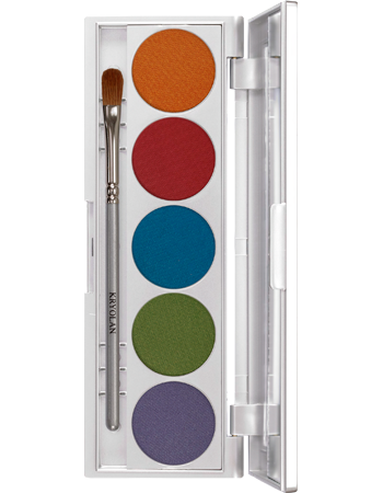 KRYOLAN VIVA COLOR PALETTE 5 COLORS TRIBAL IRIDISCENT