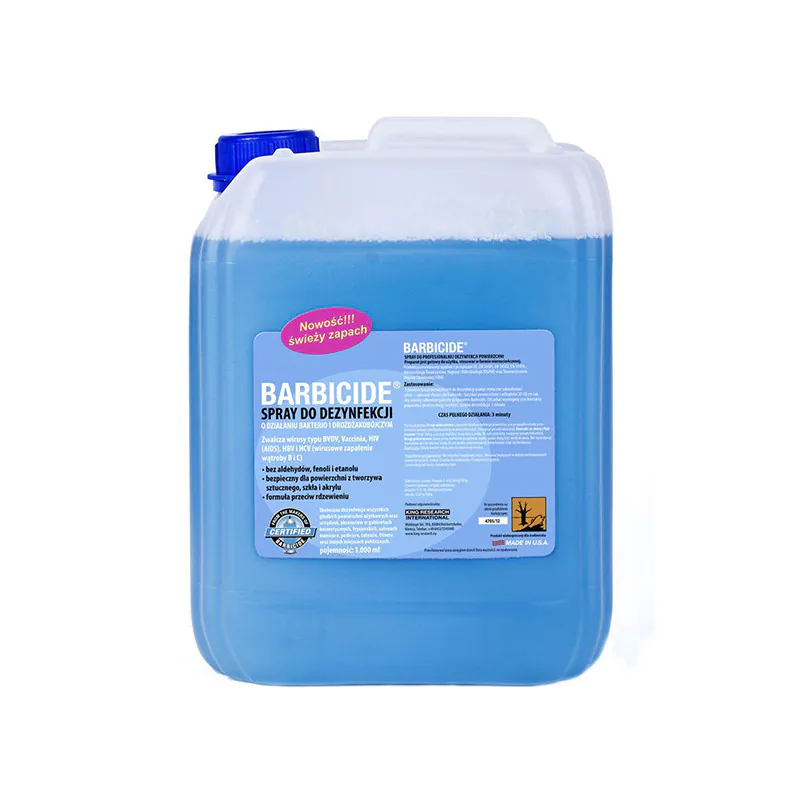 BARBICIDE DISINFECTANT SPRAY FOR ALL SURFACES SCENTED REFILL 5 L