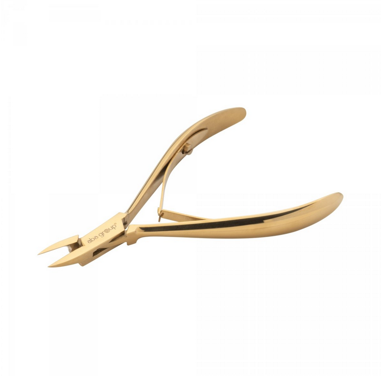 ABA GROUP GOLD PEDICURE PLIERS STRAIGHT TWO-SPRING (1100) 