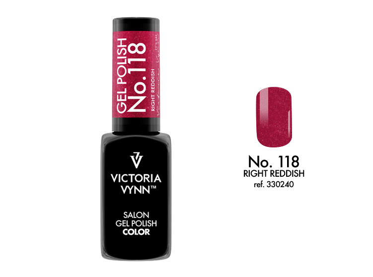  VICTORIA VYNN GEL POLISH 118 RIGHT REDDISH 8ML SALE 