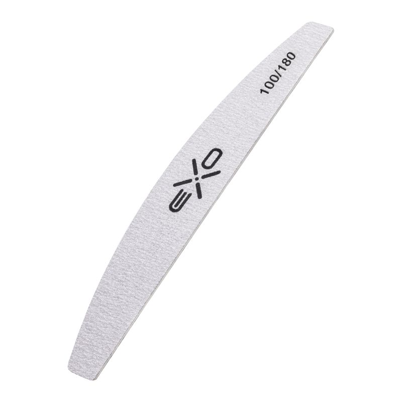 EXO NAIL FILE HALF MOON SLIM 100/180 10PCS