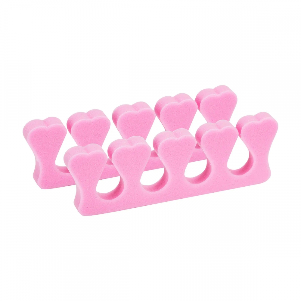 ACTIVESHOP FOAM SEPARATORS FOR PEDICURE PINK 100 PCS