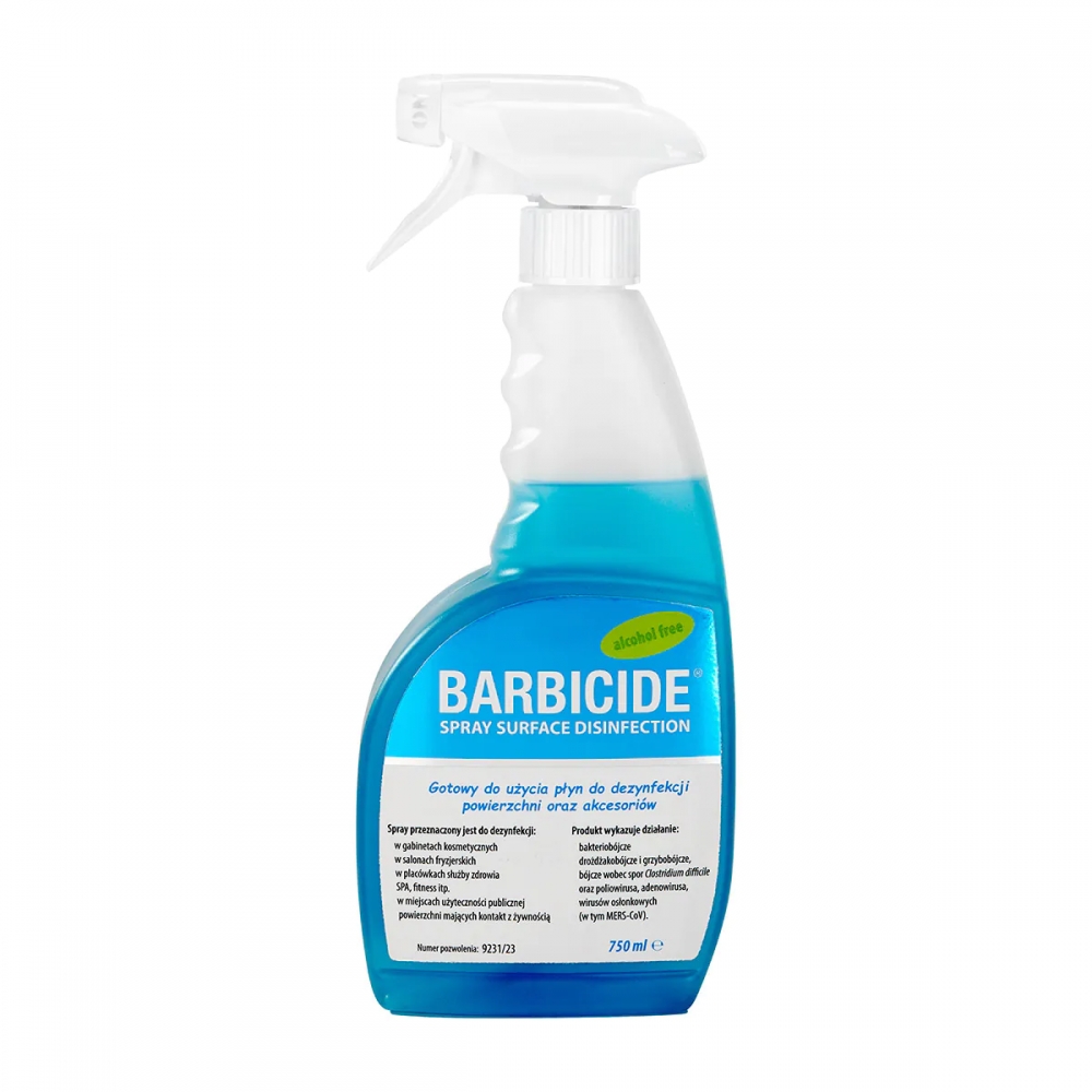 BARBICIDE DISINFECTANT SPRAY FOR ALL SURFACES 750 ML NON SCENTED