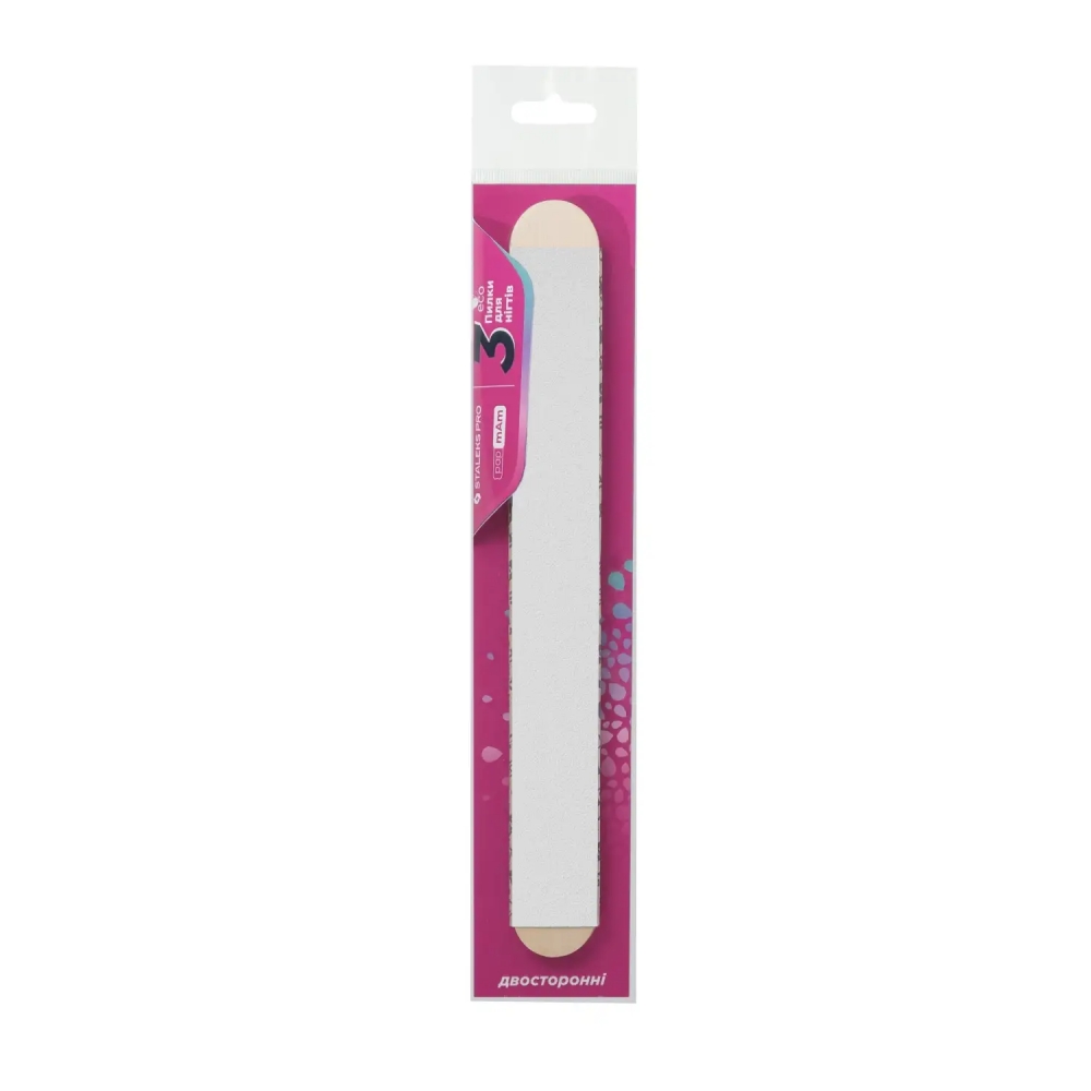 STALEKS NAIL FILE PAPMAM MIX ON A WOODEN BASE 180/240 DFCMIX-180-240