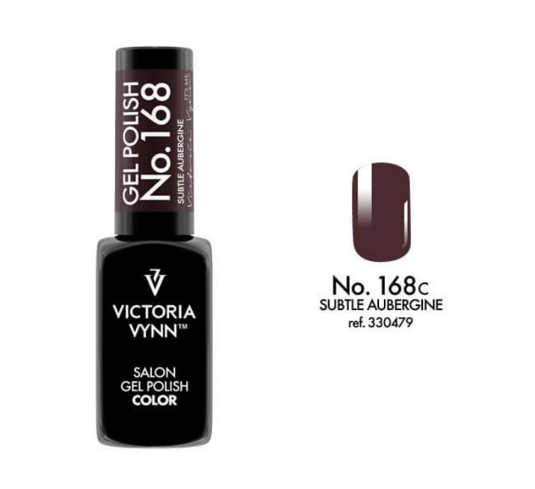  VICTORIA VYNN GEL POLISH 168 SUBTLE AUBERGINE 8ML SALE 