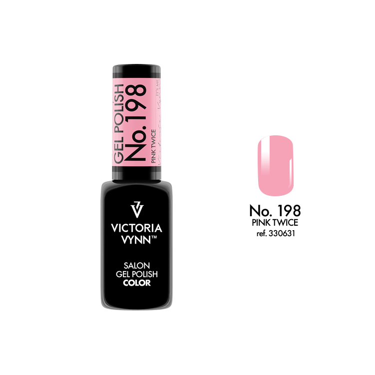  VICTORIA VYNN GEL POLISH 198 PINK TWICE 8ML SALE 