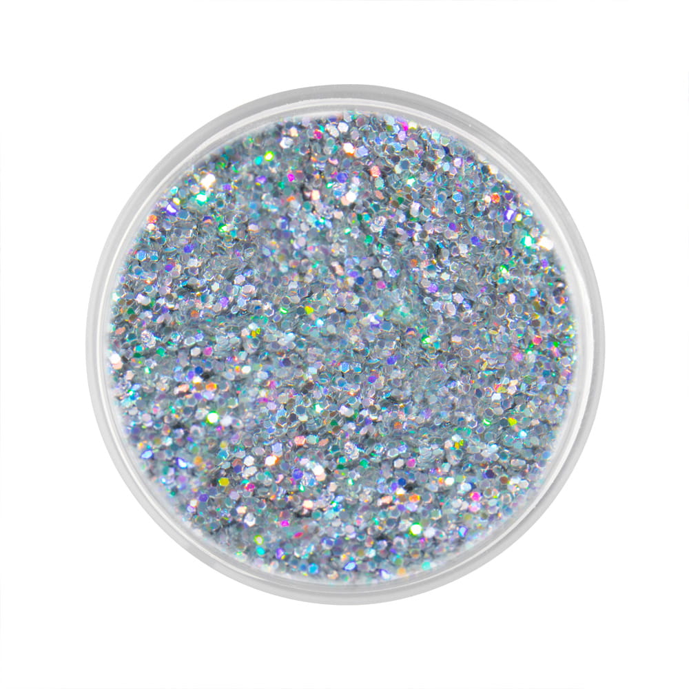 CLARESA DUST POWDER NAIL ART QUARTZ 1 SILVER