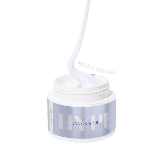 MISTERO MILANO BUILDER GEL UV HYPE 15g (Self-leveling - gel with thixotropic properties)