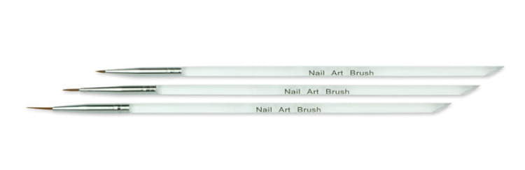 NEONAIL NAIL ART BRUSH SET CLEAR 3 (4991)