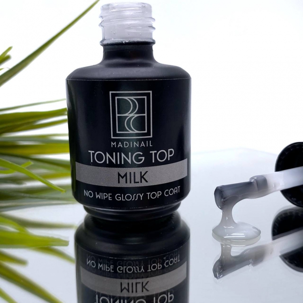 MADINAIL TOP NO WIPE UV LED TONING TOP MILK 15ML