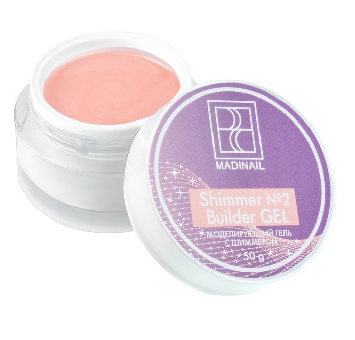 MADINAIL SHIMMER BUILDER GEL UV LED #2