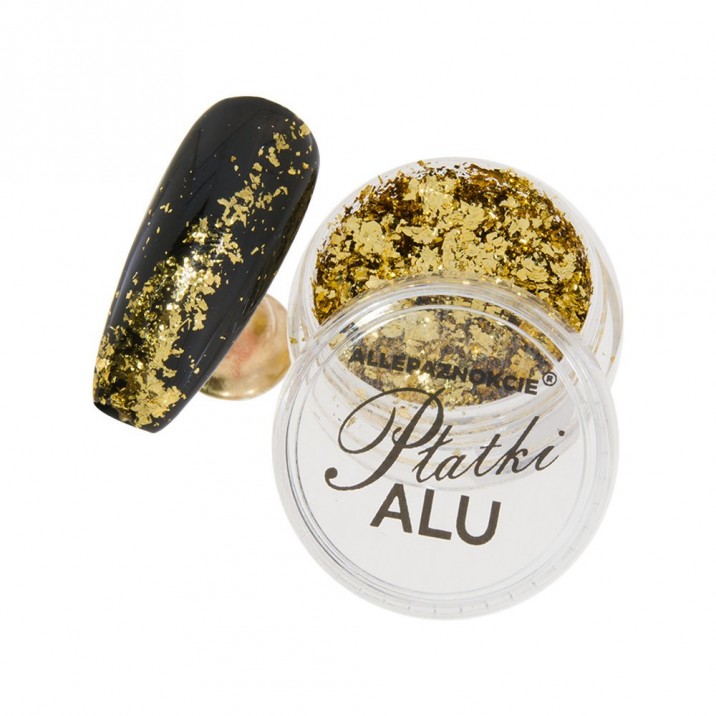 ALLEPAZNOKCIE NAIL ART DECORATION METALLIC ALU FLAKES