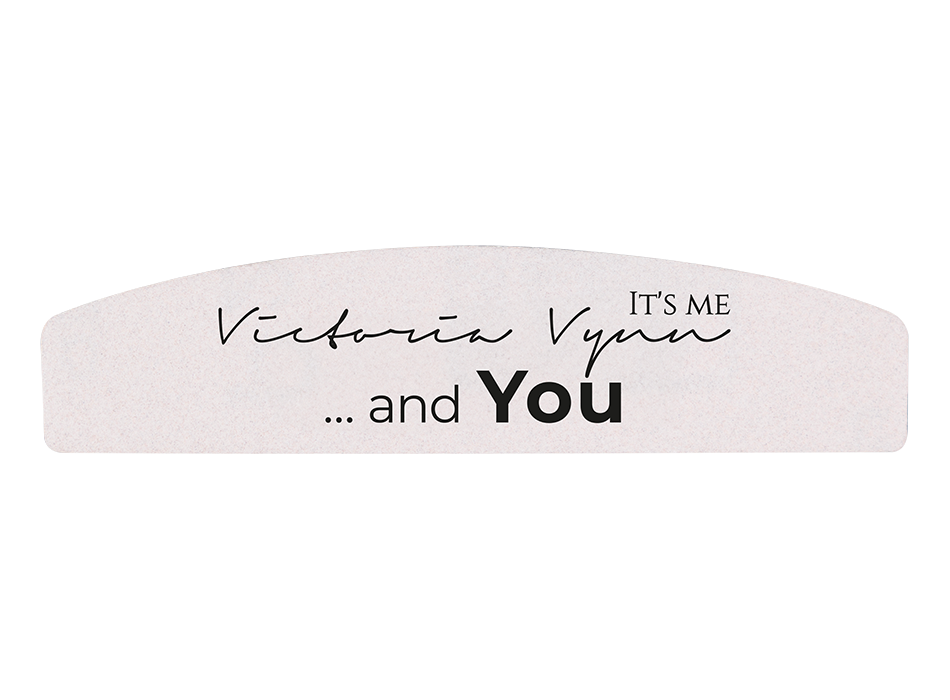 VICTORIA VYNN NAIL FILE 180/240 MINI 03 VV ITS ME AND YOU 25 PCS