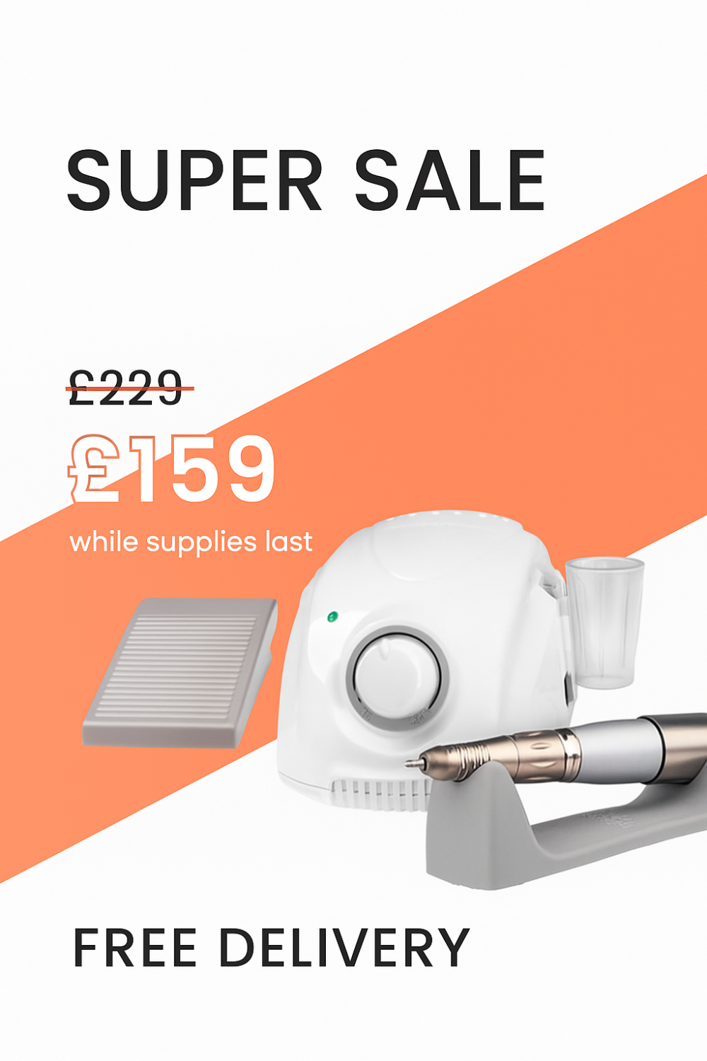 MARATHON 3 CHAMPION E-FILE NAIL DRILL MACHINE