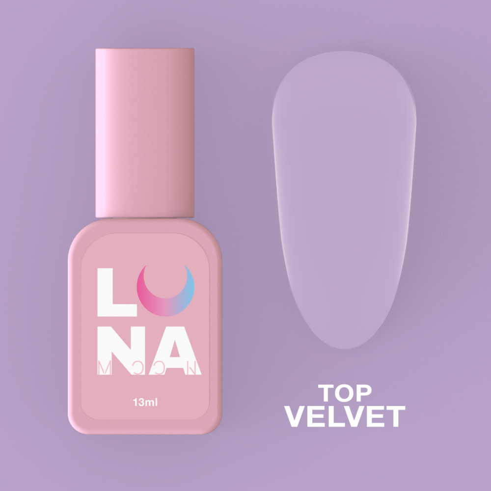 LUNAMOON MATTE TOP WITHOUT A STICKY LAYER TOP VELVET 13ML