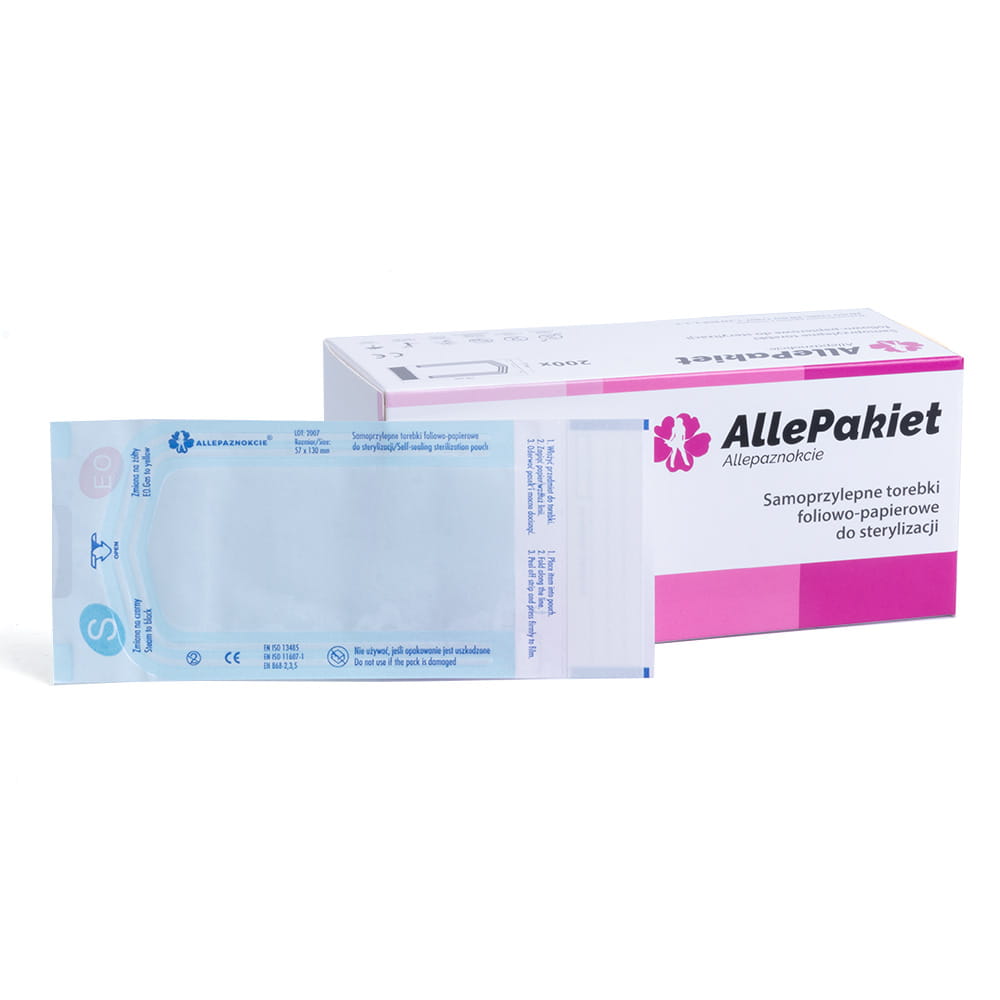 ALLEPAZNOKCIE SELF-SEALING STERILIZATION POUCHES 200 PCS