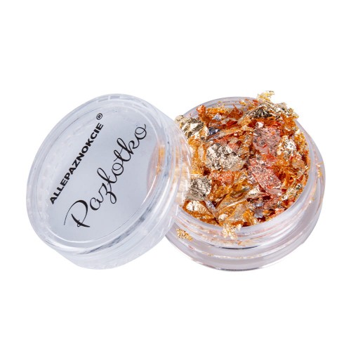 ALLEPAZNOKCIE DOUBLE-SIDED ULTRA-THICK FOIL FLAKED JAR NAIL ART DECORATION 3ML