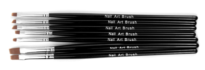 NEONAIL BRUSH NATURAL 7 BRUSHES SET