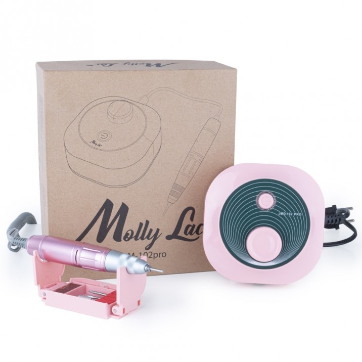 MOLLY LAC NAIL DRILL MACHINE 30W MANICURE AND PEDICURE METAL HANDLE PROFESSIONAL STRONG 35,000 ROTATIONS JDM-102 PRO