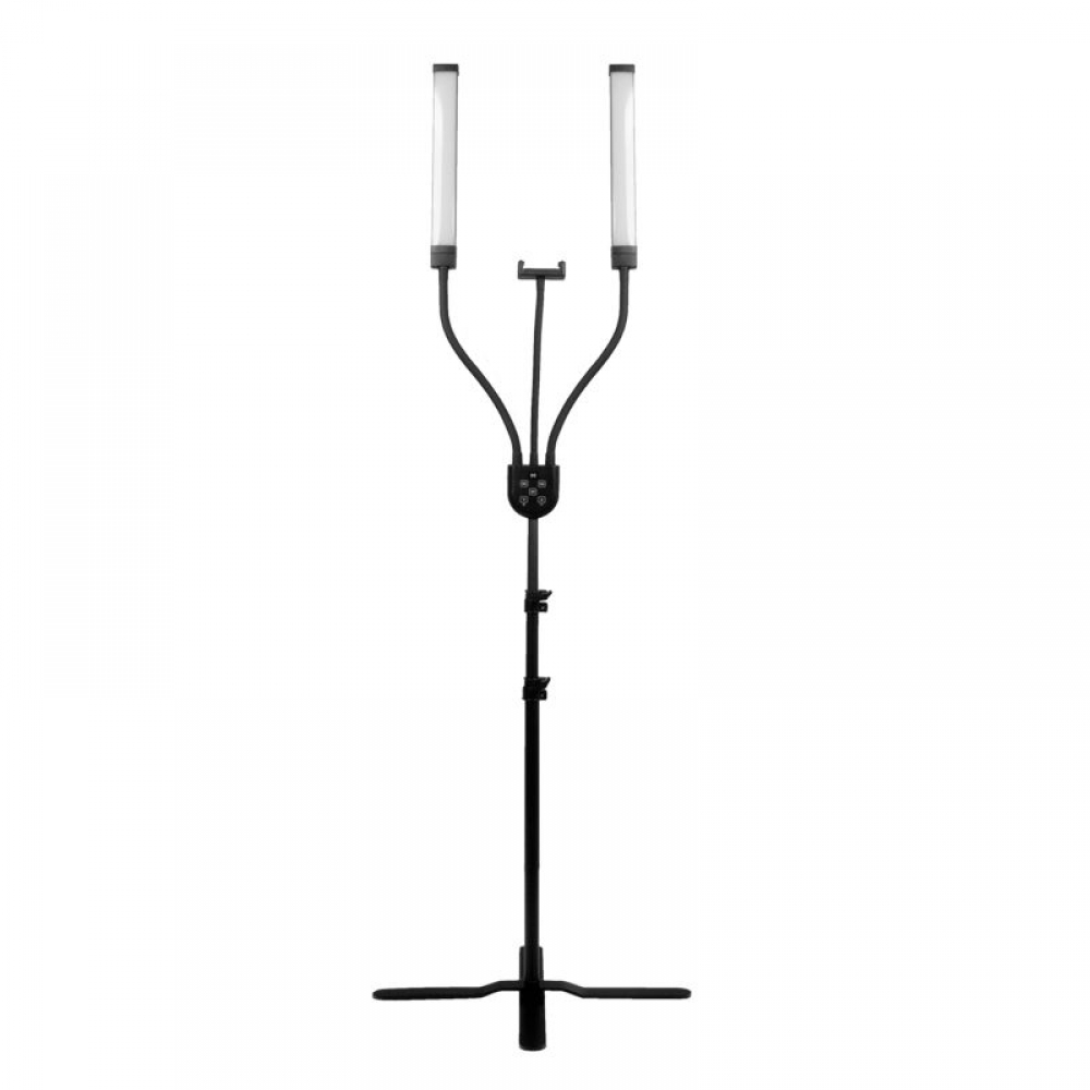 ACTIVESHOP LED lamp for eyelashes and makeup polluks iv type msp-mj-02 black with a remote control