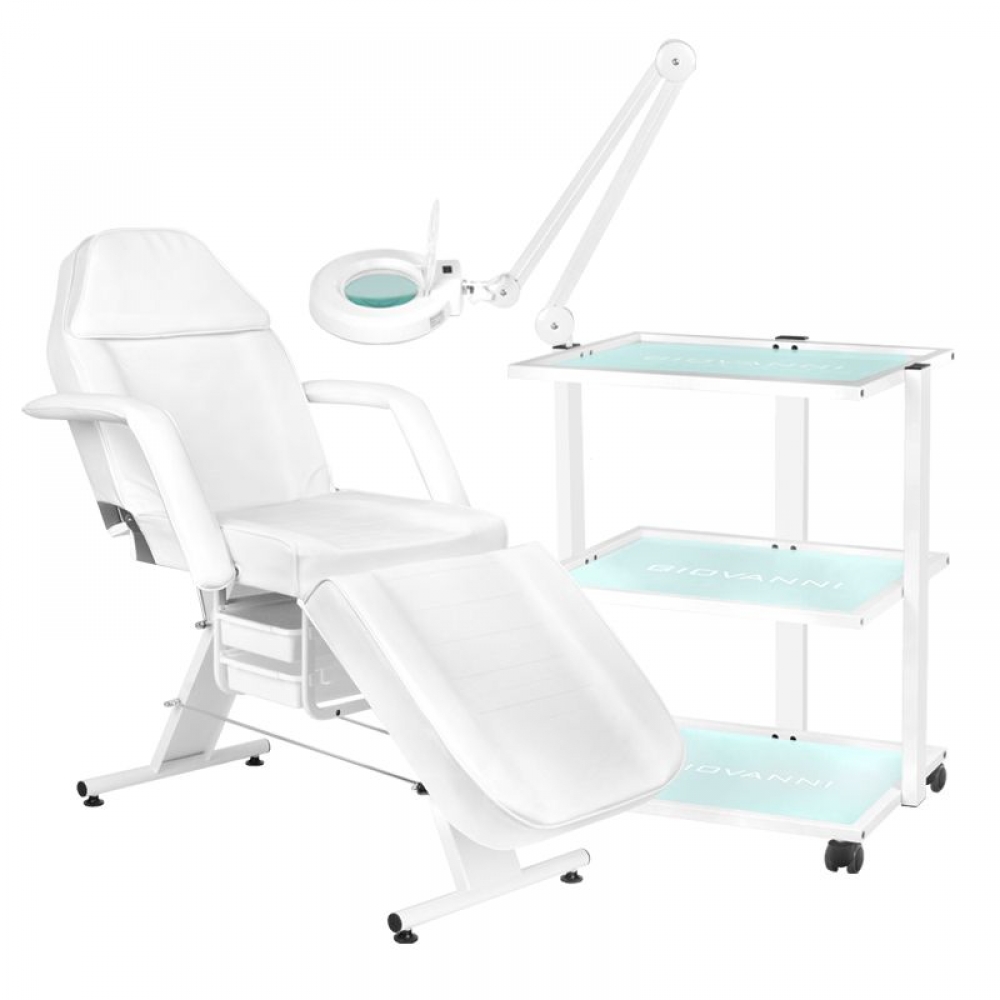 202 basic cosmetic chair + 1040 cosmetic table + s5 led magnifier lamp (123755)
