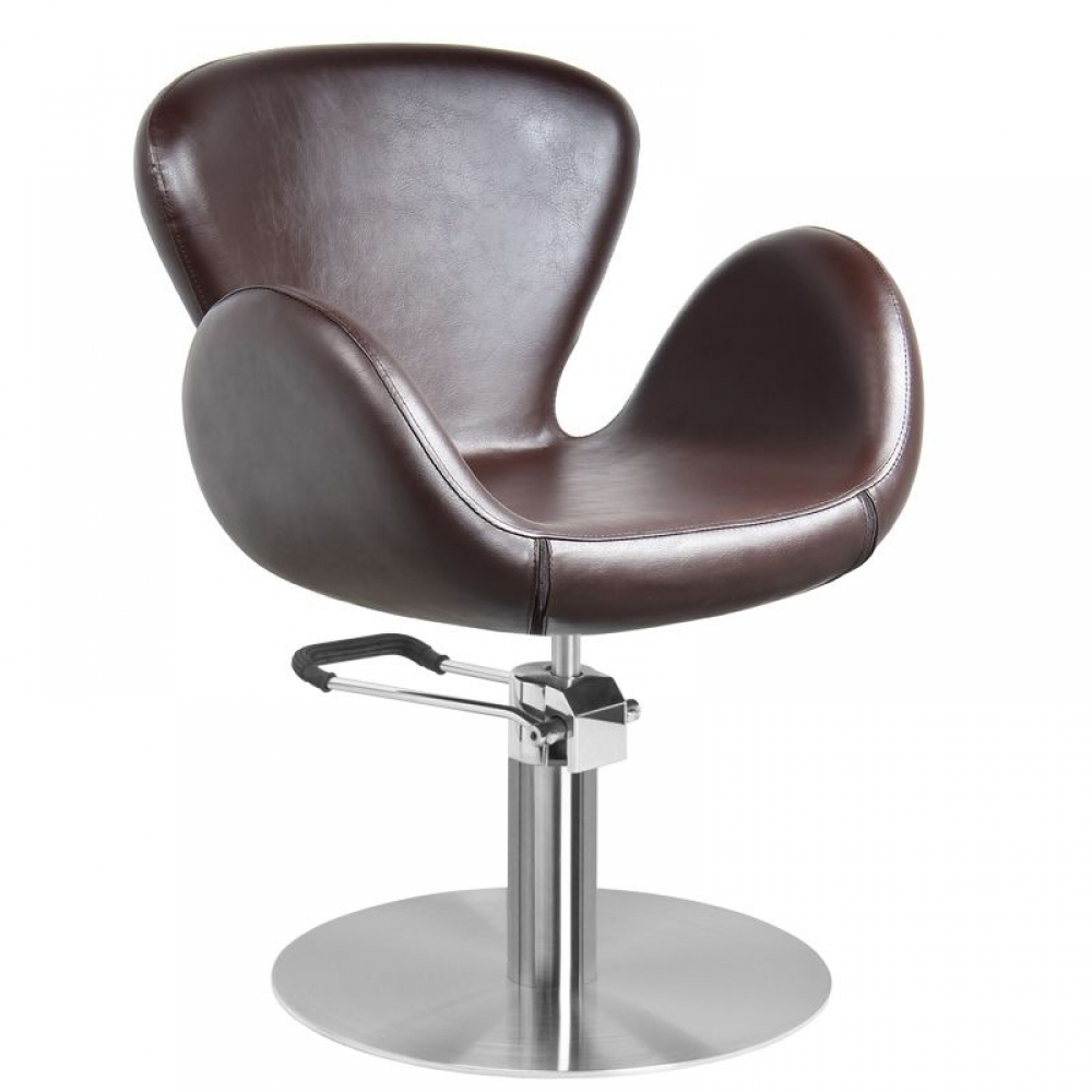Gabbiano hairdressing chair Amsterdam brown (109221)