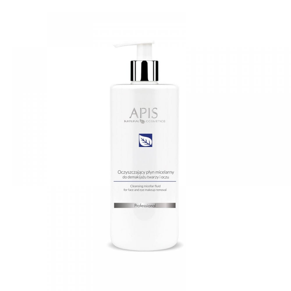 Apis cleansing micellar water for face and eye make-up removal 500ml (111225)