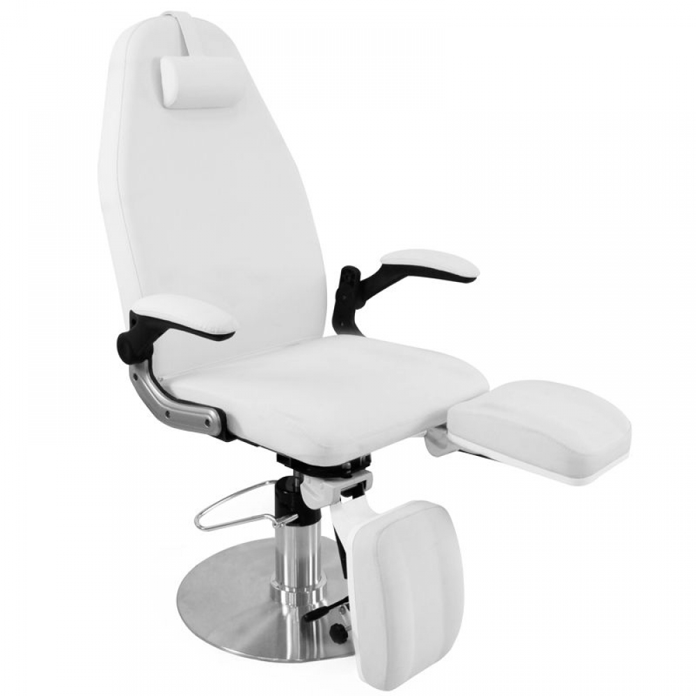 Hydraulic podiatry chair azzurro 713a white (112603)