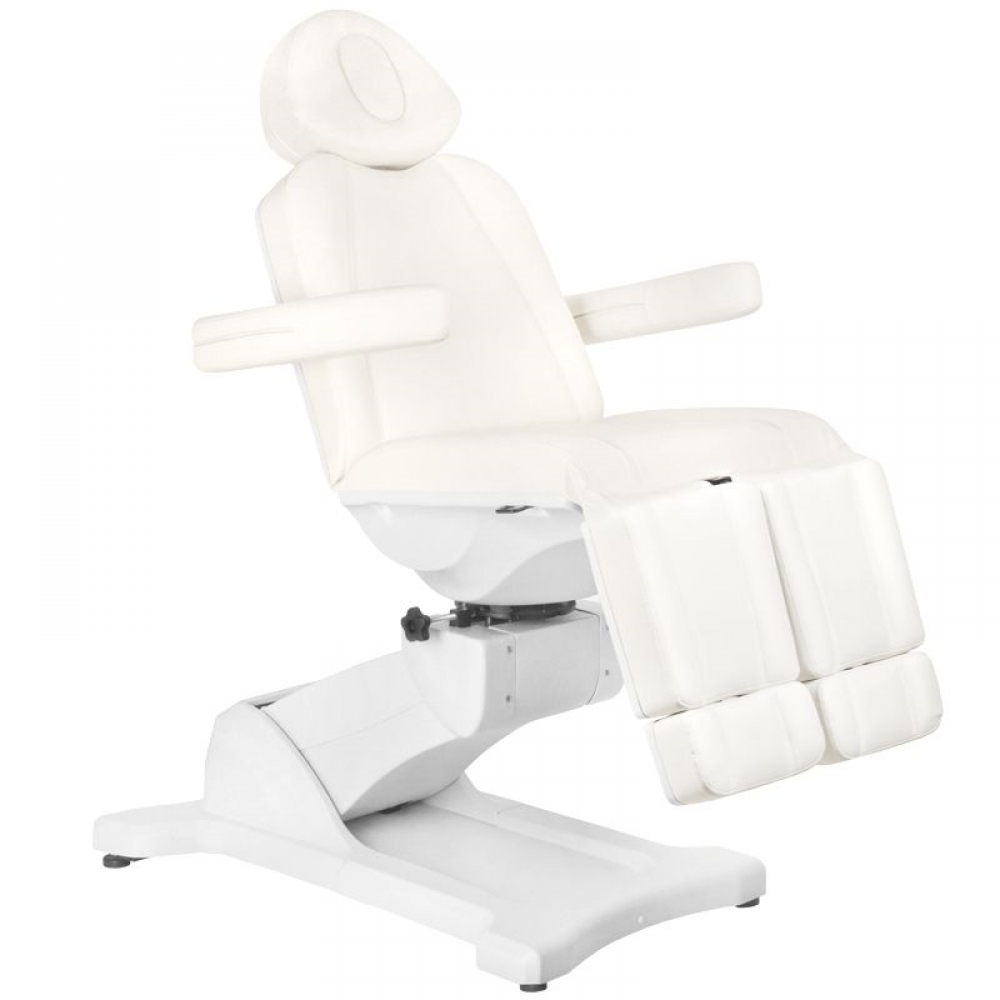 Electric cosmetic chair azzurro 869as pedi 5 motor rotary white (114877)