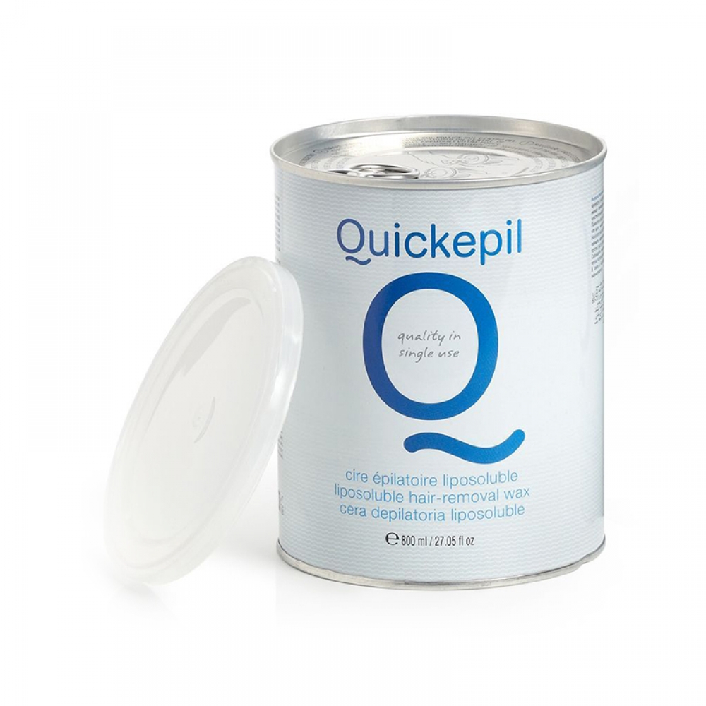 Quickepil depilatory wax can 800 ml azulene (115423)