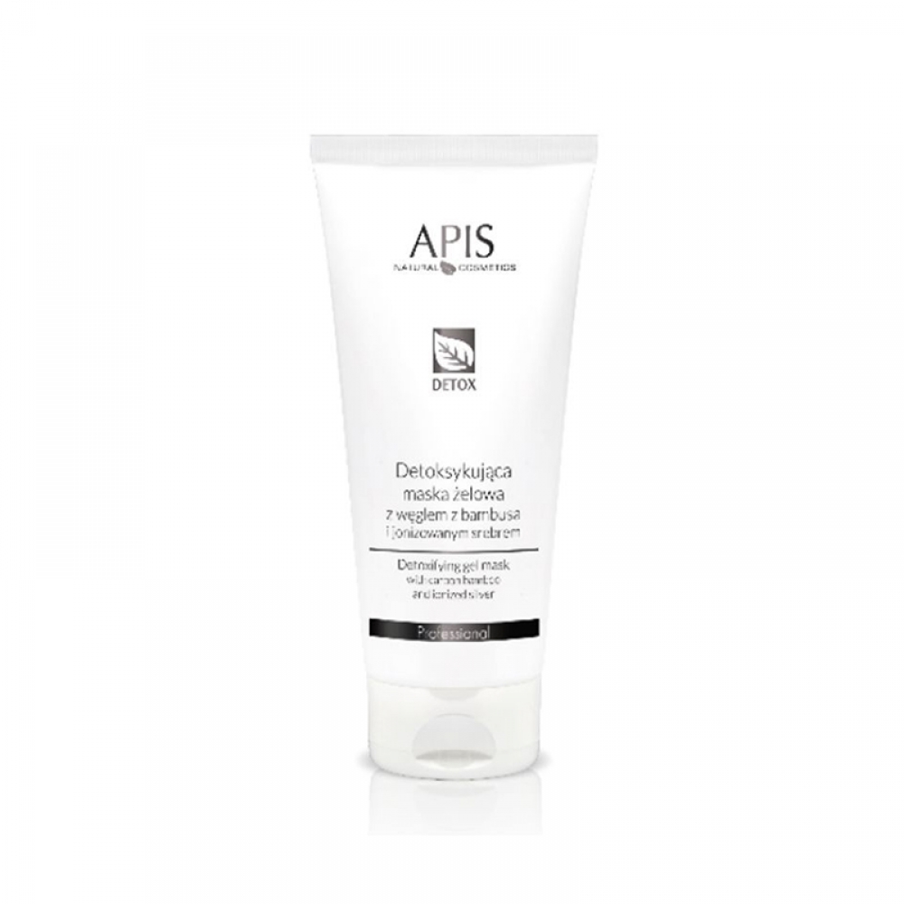 Apis detoxifying gel mask with bamboo charcoal and ionized silver 200ml (122668)