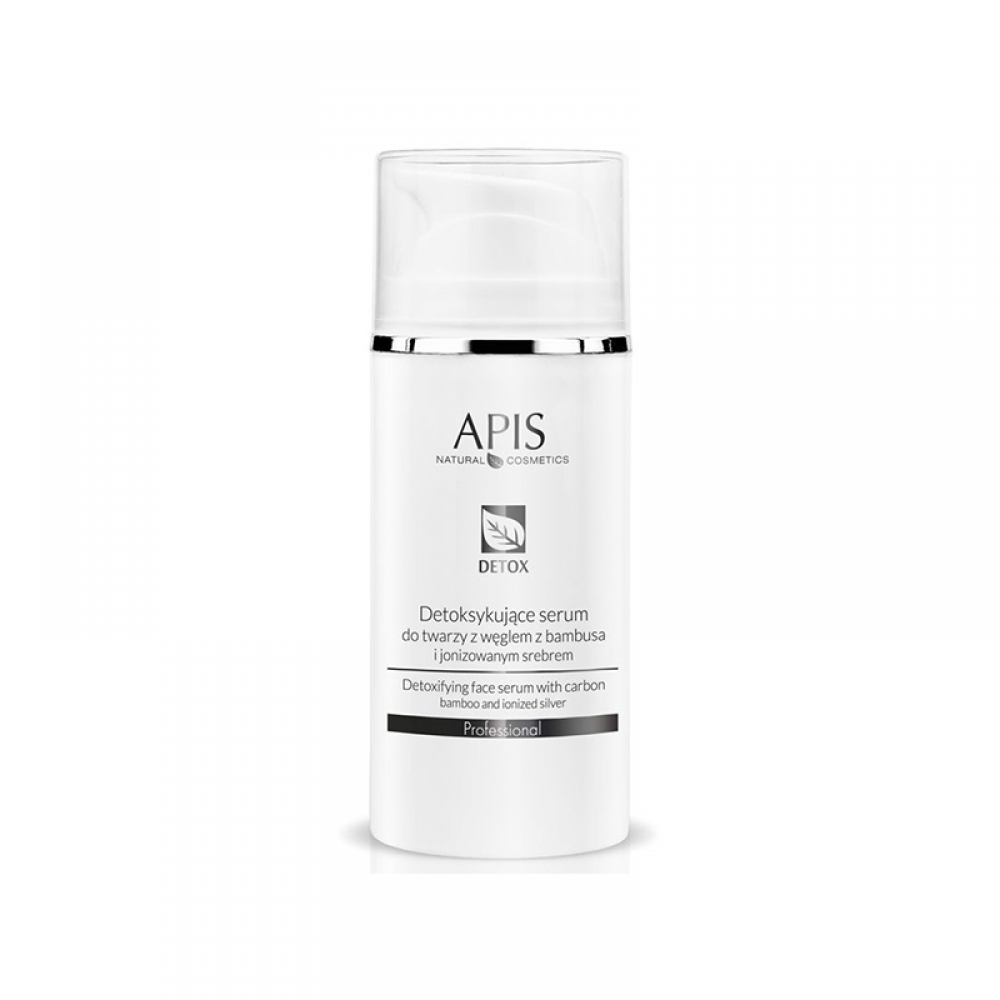 Apis detoxifying face serum with bamboo charcoal and ionized silver 100ml (122669)