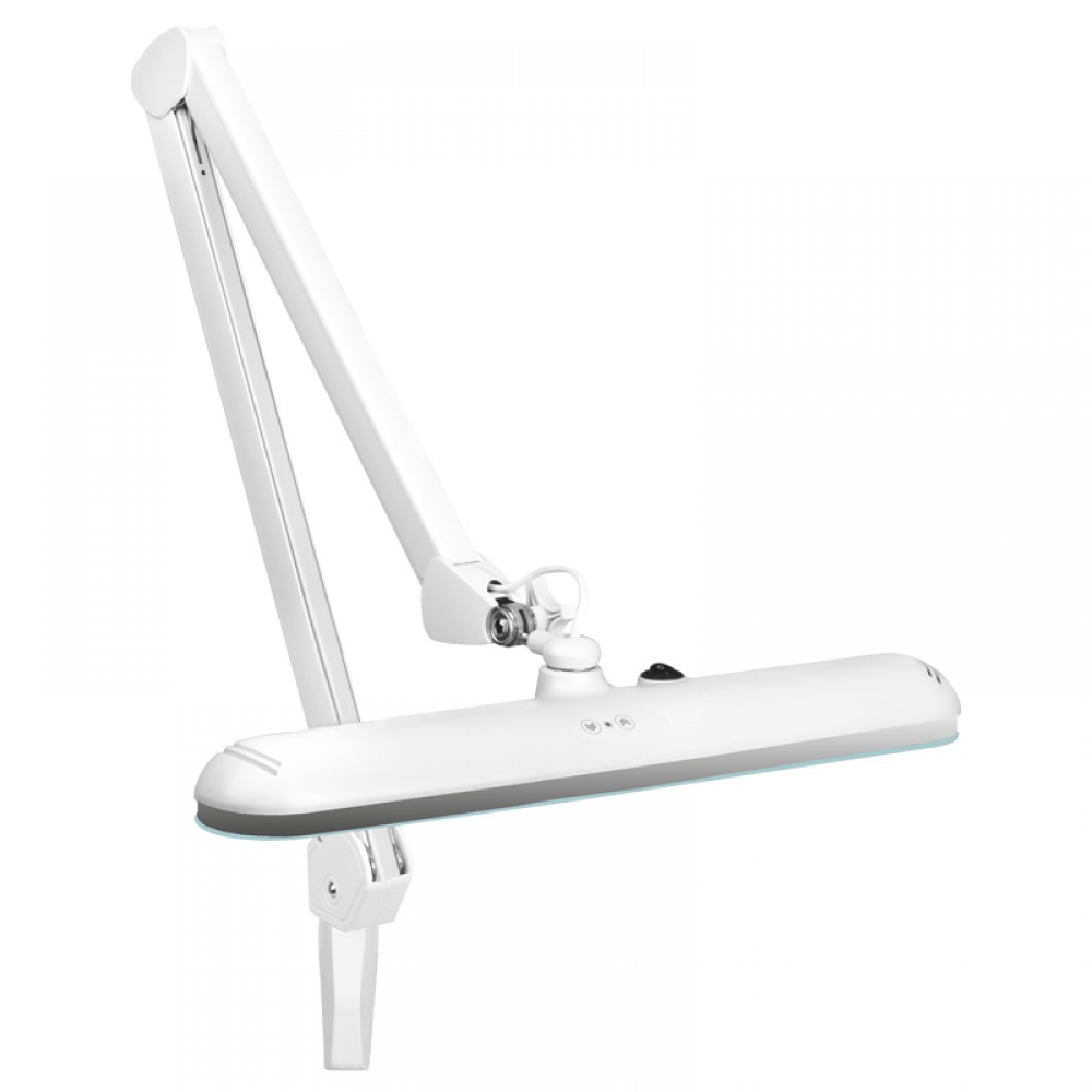 Elegant LED workshop lamp 801 l with a vice reg. white light intensity (123740)