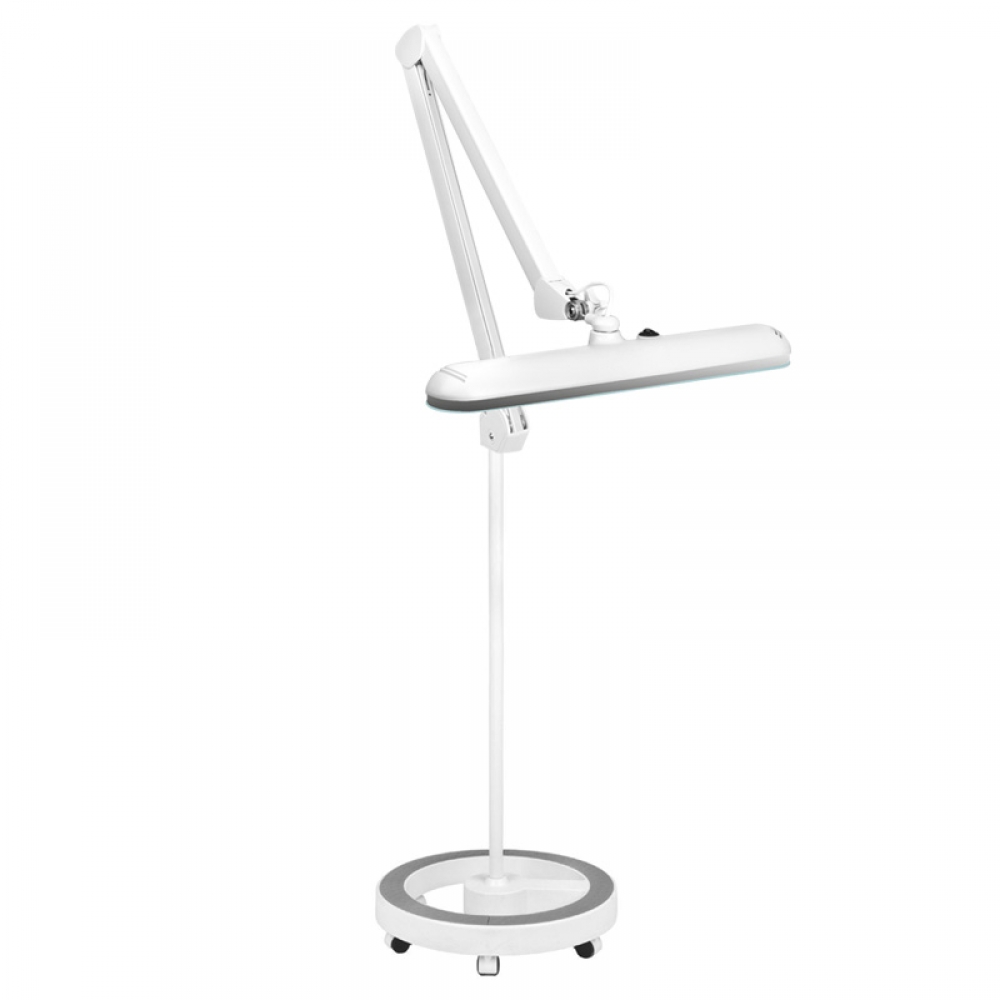 Elegant 801-s LED workshop lamp with a standard white tripod (124717)