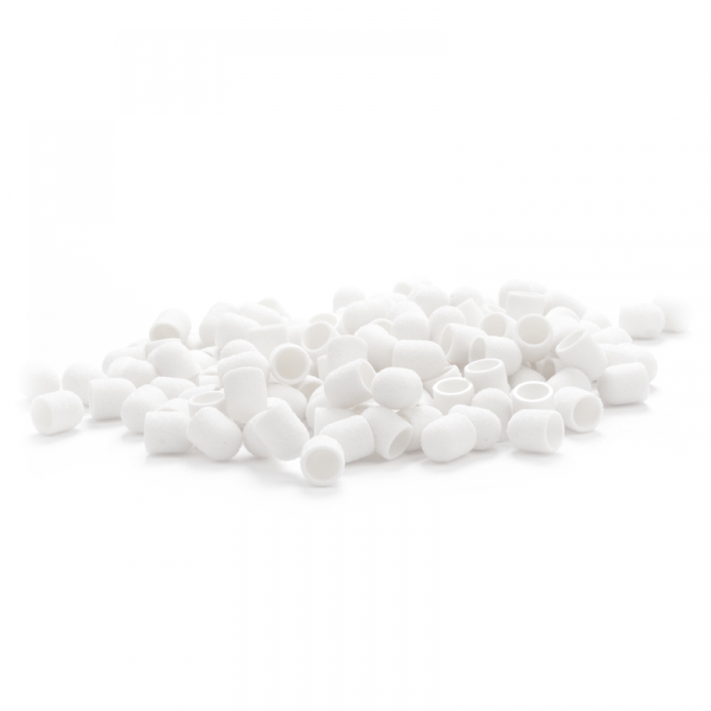 Exo Abrasive cap 10mm / 220 500 pcs hard cap white (126287)