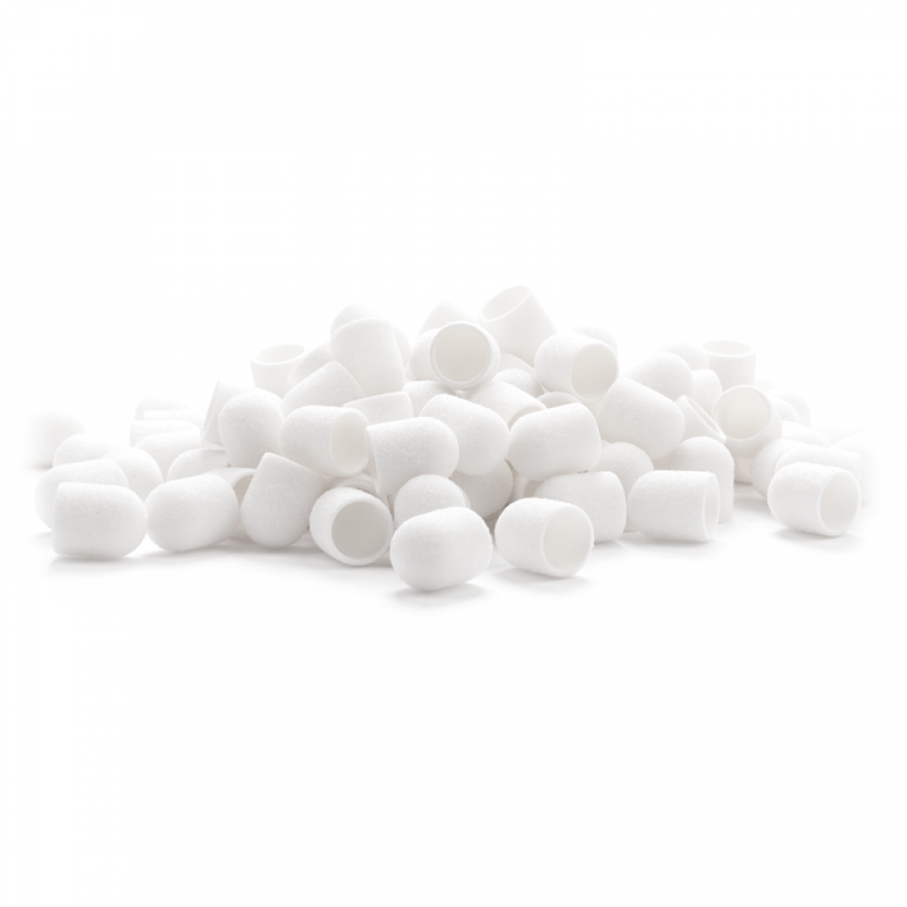 Exo Abrasive cap 13mm / 80 100 pcs.hard cap white (126292)