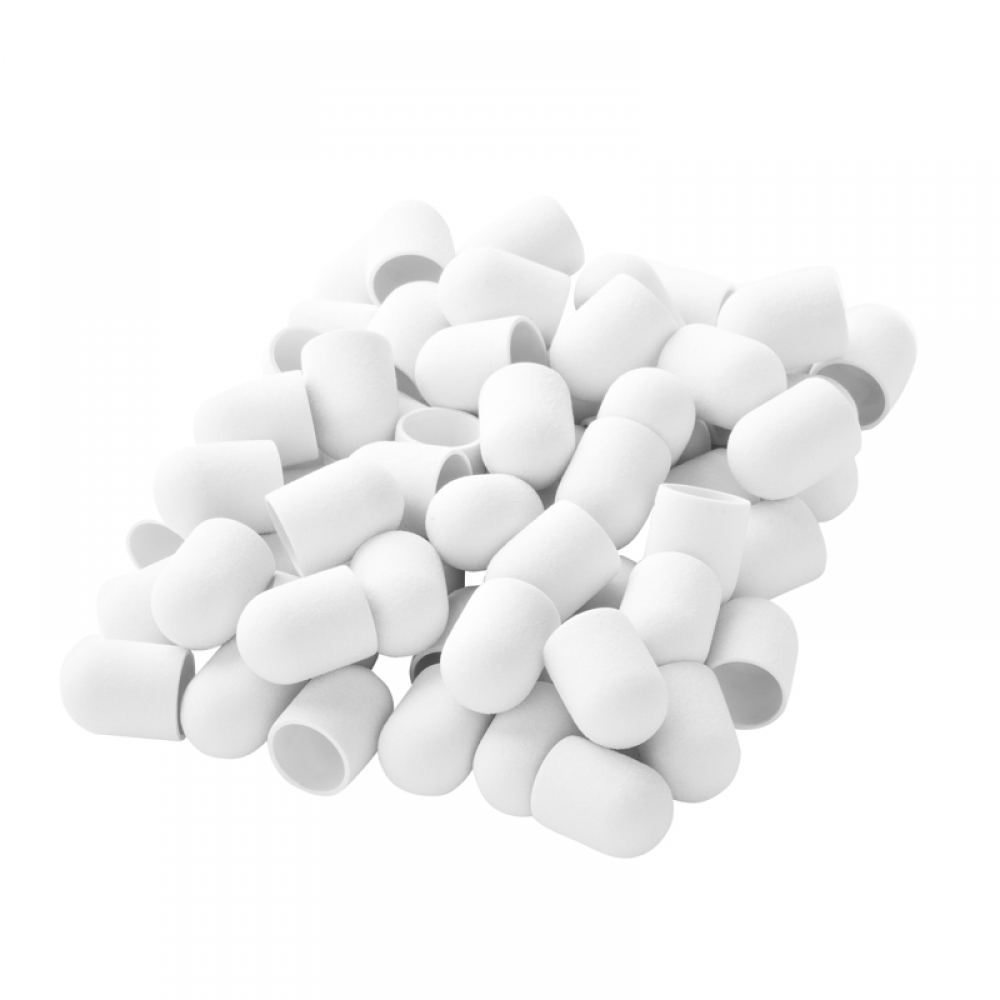 Exo Abrasive cap 13mm / 220 500 pcs hard cap white (126299)