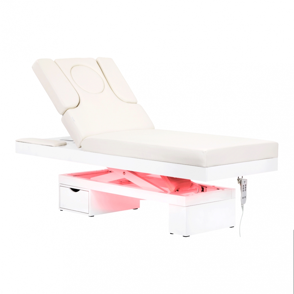 Spa cosmetic bed azzurro 815b glowing white heated (126478)