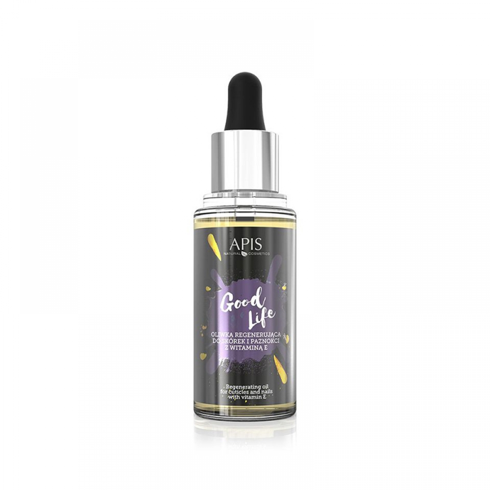 Apis good life regenerating oil for cuticles and nails with vitamin E, 30 ml (127300)