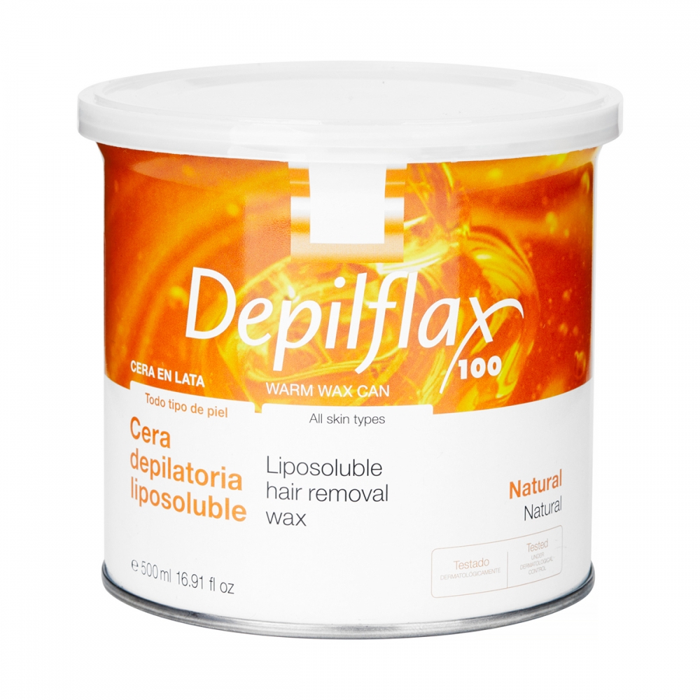 Depilflax depilatory wax can 500ml natural (100113)