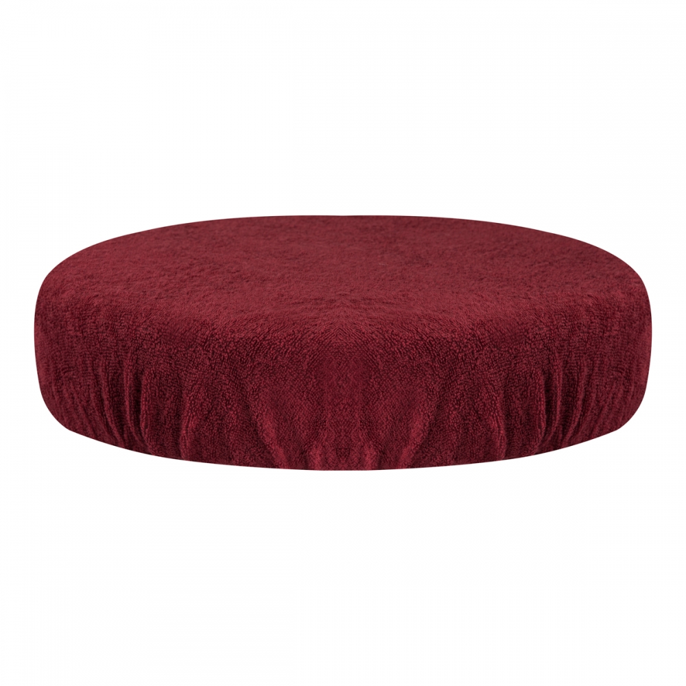 TERRY COVER FOR STOOL BURGUNDY (100384)