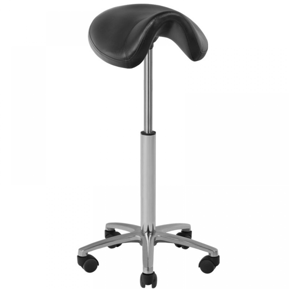 Cosmetic-barber stool 001b high black (104101)
