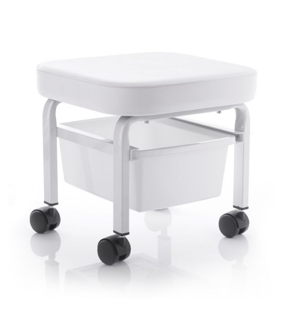 Cosmetic pedicure stool with a container (104914)